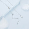 S925 Sterling Silver Platinum-plated Butterfly Female Clavicle Chain(BSN376)