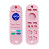 Infant Baby Silicone Remote Control  Shape Toy Teether Cute Chew Toy, Color: Pink