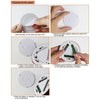 R-1633 4.5V / 0.3W 4LEDs Car Indoor Dome Light LED Touch Night Light (Silver)