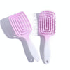 Fluffy High Skull Top Ribbed Hair Bouncing Comb Long Hair Styling Massage Comb, Color: Square Purple