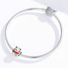 S925 Sterling Silver Fortune Cat Beads DIY Bracelet Necklace Accessories