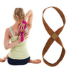 2 PCS Yoga Stretch Belt Cotton Thick Mobius Strip(Brown)