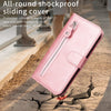 For Samsung Galaxy F06 5G / M06 5G Fashion Calf Texture Zipper Leather Phone Case(Rose Gold)