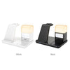 hoco CQ9 Crown 3 in 1 Wireless Fast Charger with Clock & Night Light(White)