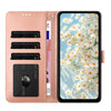 For Samsung Galaxy A24 4G Daisy Embossed Leather Phone Case(Rose Gold)