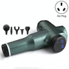 Muscles Relax Massager Portable Fitness Equipment Fascia Gun, Specification: 6232 32 Gears Green(AU Plug)