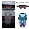 HAMTOD Little One Car Gravity Invisible Telescopic Mobile Phone Mount Holder (Black)