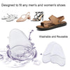 2pairs GEL Sweat-absorbing and Breathable Forefoot Pad High Heels Anti-slip Mat(Transparent)