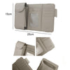 Car Sun Visor Storage Glasses Case Card Holder Bill Document Holder(Black)