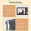 4K HD 3.0-Inch IPS Screen Autofocus HD Digital Camera(White)