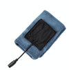 Winter USB Rechargeable Heated Half Palm Adult Gloves, Size: Free Size(Gray)