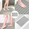 Shower Room Bathing Anti-slip Foot Mat Household Waterproof Anti-fall Bathroom Floor Mat, Size: 43x61cm(Gray)