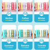 Children Number Puzzle Arithmetic Multicolor Rotating Shaft Baby Early Education Wooden Teaching Kids, Style:  Bear Blue