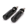 Speedpark 1 Pair Universal Folding Footrests Footpegs Foot Rests Pegs Rear Pedals Set 8mm Install Bolts (Black)