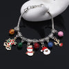 Lobster Buckle Santa Bracelet Christmas Tree Snowman DIY Agate Bracelet