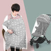 Anti-exposure Nursing Pad Outdoor Fig Leaf Stroller Mosquito Net, Color: Jurassic