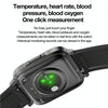 LOANIY F60 1.7 Inch Body Temperature Detection Smart Watch(Red)