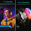 awei GM-11 Luminous Wired Headphones(White)