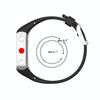 For Polar V800 GPS Smart Watch Two-color Steel Buckle Watch Band(Blue+Red)