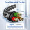 0.5m AUX 3.5mm Male to 3.5mm Female Cable Audio Cable(Green)