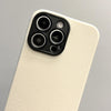 For iPhone 11 Litchi Texture TPU Black Lens Frame Phone Case(Grey)
