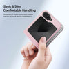 For Samsung Galaxy Z Flip6 5G DUX DUCIS Bril Series PU + TPU Phone Case(Pink)
