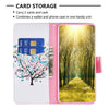 For Samsung Galaxy A56 5G Colored Drawing Pattern Leather Phone Case(Tree)
