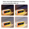 JSK-L30 Bluetooth Speaker Atmosphere Alarm Clock Regularly Wake Up APP Smart Home Charging Night Light(White)
