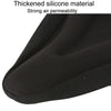 Mountain Bike Silicone Saddle Cover Cycling Stereo Saddle Gear(Black)