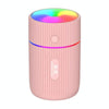 Colorful Cup Humidifier USB Mini Car Air Purifier(Pink)
