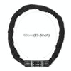 Motorcycles / Bicycle Chain Lock 5 Digit Password Anti-theft Password Lock, Length: 0.6m