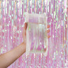 Candy Rain Curtain Festive Party Decoration Photo Background, Size: 1x2M Transparent