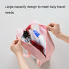 PVC Transparent Waterproof Portable Cosmetic Bag, Size: M (White)