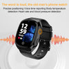 D300 1.54 inch IPS Screen Smart Watch, Support Tracking and Positioning & 4G Video Call body temperature measurement (Black)