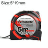 Aoben Retractable Ruler Measuring Tape Portable Pull Ruler Mini Tape Measure, Length: 5m Width: 19mm