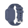 For Garmin Vivofit JR3 Silicone Pure Color Watch Band(Blue Grey)