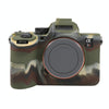 For Sony ILCE7RM5 / A7R5 Litchi Texture Soft Silicone Protective Case(Camouflage)