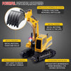 258-1 5 Channel 2.4G 1/24RC Remote-controlled Engineering Plastic Excavator Charging RC Car