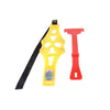 8PCS Car Snow Tire Anti-skid Chains For Family Car(Yellow)