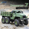 JJR/C 1:18 2.4Ghz 4 Channel Remote Control Dongfeng 7 Six-wheeled Armor Truck Vehicle Toy(Green)