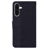 For Samsung Galaxy A26 5G Geometric Embossed Leather Phone Case(Black)