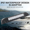 RV / Yacht Awning LED Strip Light DC12-28V with 18 LEDs Lamp Beads (White)