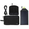 HAWEEL 28W Foldable Umbrella Top Solar Panel Charger with 5V 3A Max Dual USB Ports, Support QC3.0 / FCP / SCP/ AFC / SFCP Protocol(Black)