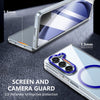 For Samsung Galaxy Z Fold5 lce Folding Series MagSafe Integrated Clear PC Phone Case(Royal Blue)