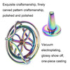 Fingertips Zinc Alloy Decompression Toy Metal Gyroscope, Color: Colorful