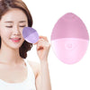 Mini Silicone Cleansing Instrument Washing Face Brush(Pink)