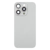 iPhone 16 Pro Max Glass Back Cover with Camera Lens & MagSafe (Silver)