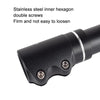 FMFXTR Mountain Bike Handlebar Aluminum Alloy Height Increaser, Increase Height:11.4cm(Black)