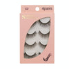 4 Pairs In One Box Handmade Mink False Eyelashes Slender And Long Three-Dimensional Multilayer Eyelashes(G105)