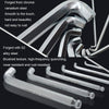 9pcs/set HSD HSR-9 Short Version Short-Side Ball-End Hexagon Wrench Set Tools